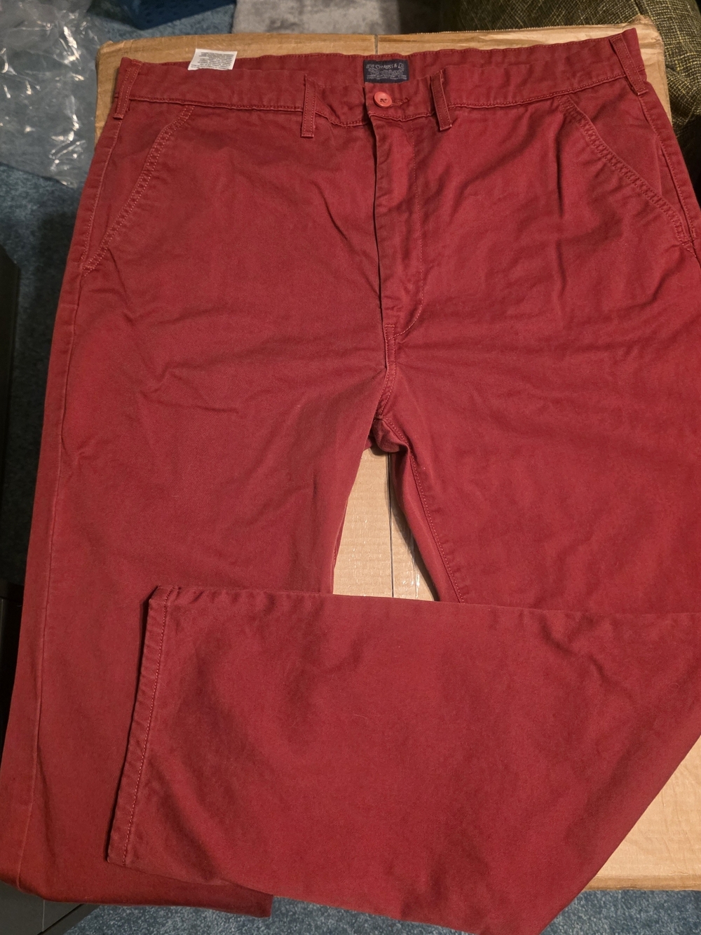 Levi's Men's Brick Red Chino Pants 38x32